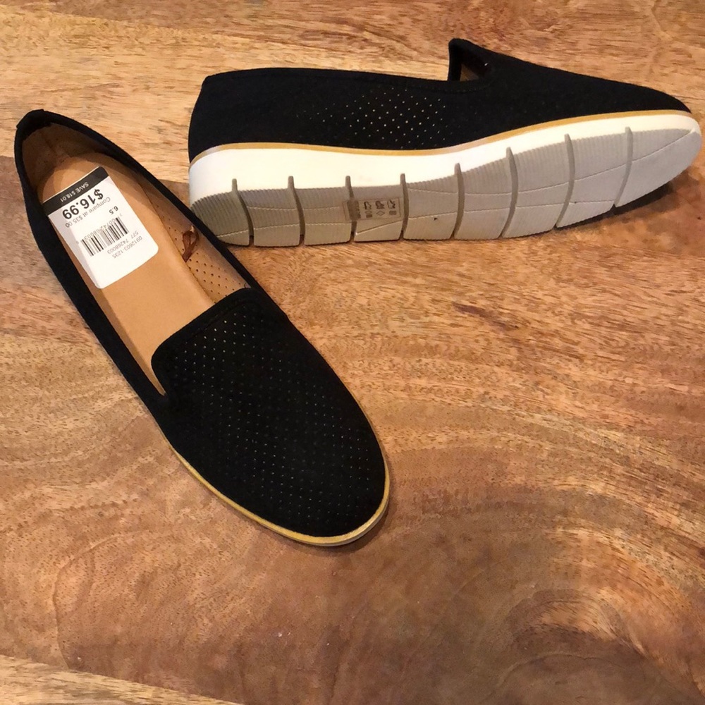 Black Slide Loafers